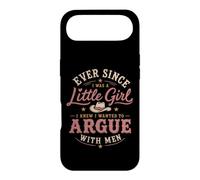Custodia per iPhone Air Grafica retrò western da cowgirl di Argue With Men