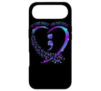 Custodia per iPhone Air Grafico di supporto per la consapevolezza del suicidio con scritta "No Story Should End