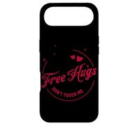 Custodia per iPhone Air Gratis Hugs Don't Touch Me Bold Messaggio