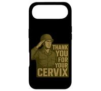 Custodia per iPhone Air GRAZIE PER IL TUO CERVIX - Retro Military Humor