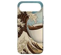 Custodia per iPhone Air Great Wave Coffee Kanagawa Ukiyo-e Caffeina giapponese Art