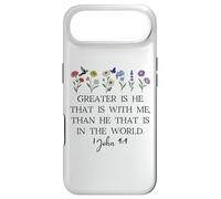 Custodia per iPhone Air Greater is He That is in Me Christian 1 John 4:4 Bible Verse