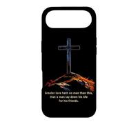 Custodia per iPhone Air Greater Love Hath No Man Than This - John 15:13 Jesus Cross