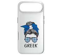 Custodia per iPhone Air Greek Girl Greek Heritage Greece Flag