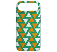 Custodia per iPhone Air Green Orange White Ireland Tricolor Triangle Zigzag Pattern
