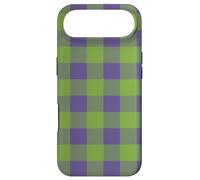 Custodia per iPhone Air Green Purple Square Rectangle Electric Energetic Pattern