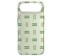 Custodia per iPhone Air Green Rectangle Vertical Lines Geometric Pattern