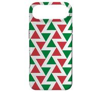 Custodia per iPhone Air Green White Red Italy Tricolor Triangle Zigzag Pattern