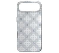 Custodia per iPhone Air Grey Crosse Circle Square Ring Modern Geometric Pattern