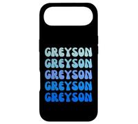 Custodia per iPhone Air Greyson Retro Name Stack Design