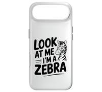 Custodia per iPhone Air Guardami, sono una zebra, divertente amante degli animali