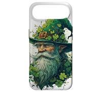Custodia per iPhone Air Guardiano della foresta incantato, trifogli, vecchio mago in cappello verde