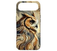 Custodia per iPhone Air Gufo astratto come un'opera d'arte colorata ed elegante