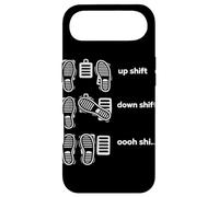 Custodia per iPhone Air Guida manuale Spostamento verso il basso Maiusc Divertente Auto Guy Alla deriva