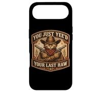 Custodia per iPhone Air Hai appena salutato il tuo ultimo proprietario di un gatto da cowboy fuorilegge di Haw Funny