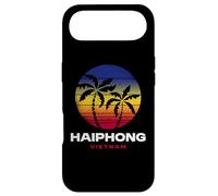 Custodia per iPhone Air Haiphong Vietnam Beach Palm Tree Retro anni '80 Style