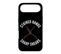 Custodia per iPhone Air Hairstylist Stained Hands Sharp Shears Cosmetologist