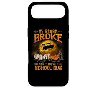Custodia per iPhone Air Halloween La mia scopa si è rotta così ora guido uno scuolabus