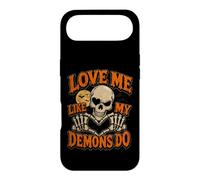 Custodia per iPhone Air Halloween Teschi Love Me My Demons Do Gothic Valentines