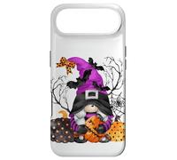 Custodia per iPhone Air Halloween Witch With Pumpkin Spider And Bats Funny Gnome