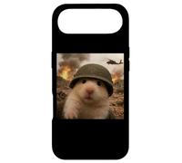 Custodia per iPhone Air Hamster Soldier Meme Helmet War Battlefield Cinematic WW3