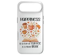 Custodia per iPhone Air Happiness is a Cup of Coffee and a Good Book Coffee & Books