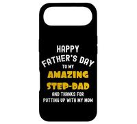 Custodia per iPhone Air Happy Father's Day, Thanks for Putting up... Funny Step Dad