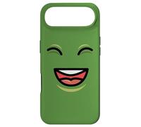 Custodia per iPhone Air Happy Laughing Face - Cartoon Green Avocado