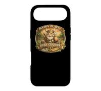 Custodia per iPhone Air Happy Place Kubb Grandpa regalo per giocatori di scacchi
