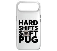 Custodia per iPhone Air Hard Shifts - Cane da auto manuale divertente con carlino morbido