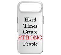 Custodia per iPhone Air Hard Times Create Strong People