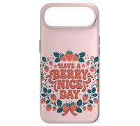 Custodia per iPhone Air Have A Berry Nice Day Retro Cute Strawberry Groovy Aesthetic