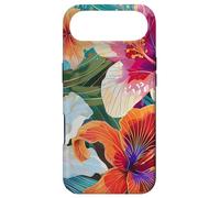 Custodia per iPhone Air Hawaiian Hibiscus Summer Floral Collage Tiger Lily Flower