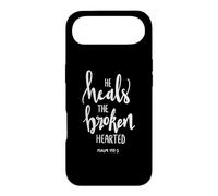 Custodia per iPhone Air He Heals The Broken Hearted Christian Bibbia Verse Citazione