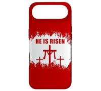 Custodia per iPhone Air He is Risen - Passover Easter Cross of Jesus Christ Faith