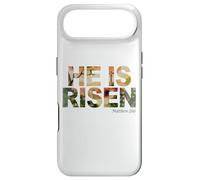 Custodia per iPhone Air He is Risen - Watercolor Passover Easter Cross of Jesus