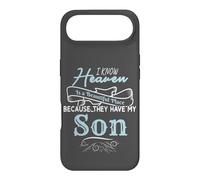 Custodia per iPhone Air Heaven Is A Beautiful Place Because They Have My Son