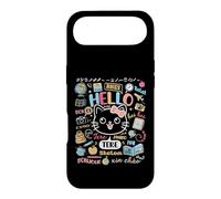 Custodia per iPhone Air Hello Word in diverse lingue Viaggi e insegnante gattino
