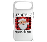 Custodia per iPhone Air He's on the List and It's Not Mine Funny Santa Naughty List