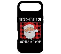 Custodia per iPhone Air He's on the List It's Not Mine Santa Naughty List Christmas