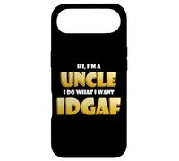 Custodia per iPhone Air Hi I'm a Uncle I do What I want IDGAF Funny Family Uncles