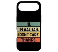 Custodia per iPhone Air Hi I'm Aaliyah I Don't Care Thanks Funny Sarcasm Name Citazione