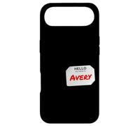 Custodia per iPhone Air Hi My Name Is Avery Lazy Costume fai da te per feste