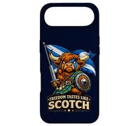 Custodia per iPhone Air Highland Cow con la bandiera della Scozia