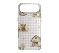 Custodia per iPhone Air Highland Mucca Pecora Rustico Fattoria Paese Acquerello
