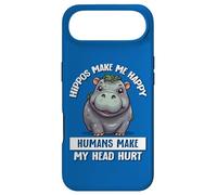 Custodia per iPhone Air Hippos Make Me Happy Humans Hurt My Head Hippo Lover