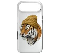 Custodia per iPhone Air Hipster Tigre in Giallo Beanie Animal Art