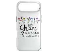 Custodia per iPhone Air His Grace is Enough Bible Verse Christian 2 Corinthians 12:9
