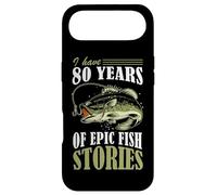 Custodia per iPhone Air Ho 80 anni di epiche storie di pesce Pesca compleanno a tema