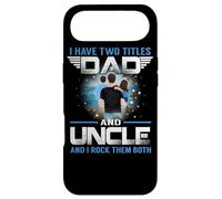 Custodia per iPhone Air Ho due titoli papà e zio divertente padri giorno